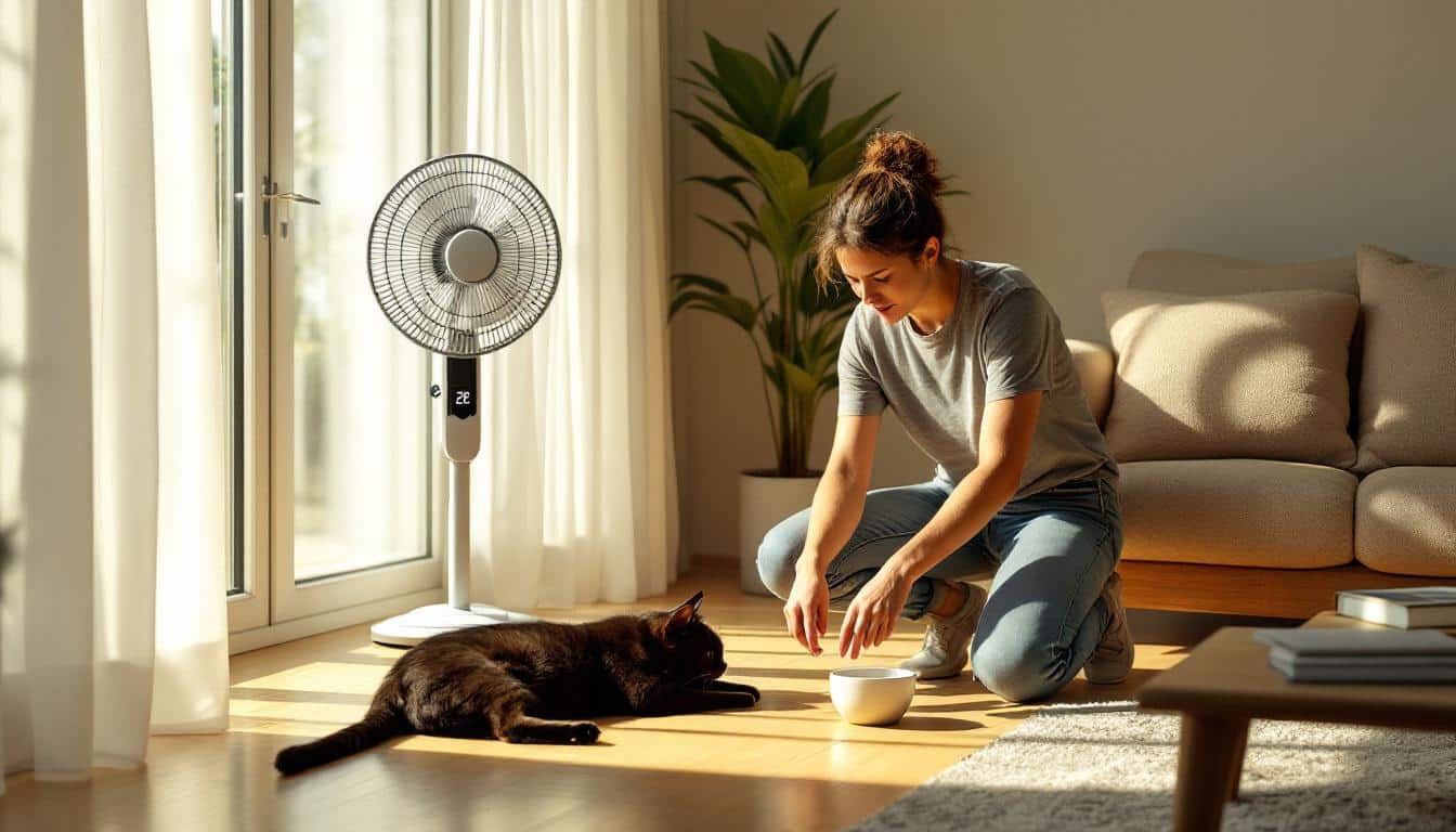 ontdek vanaf welke exacte binnentemperatuur een kat al fysiek ongemak ervaart en leer hoe je je huisdier comfortabel kunt houden.