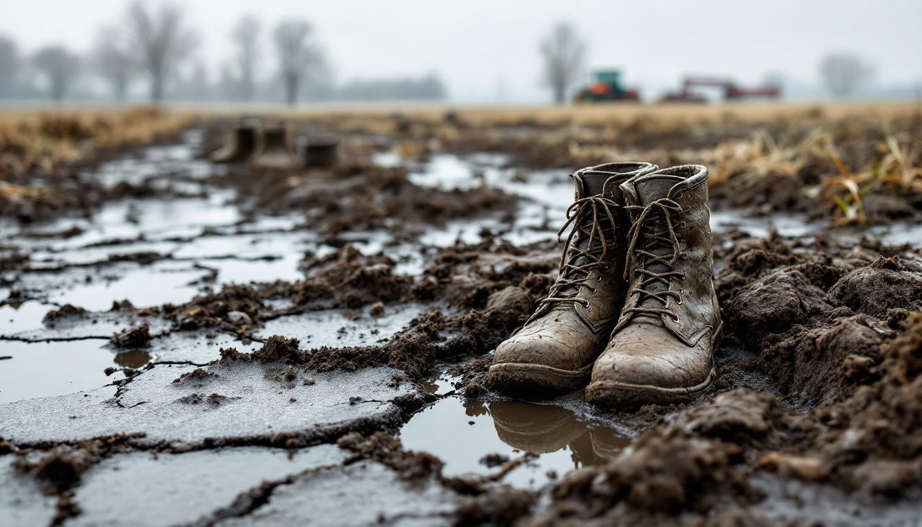 lopen op bevroren of doorweekte grond beschadigt de bodemstructuur zonder dat er direct zichtbare schade ontstaat, wat langdurige negatieve effecten kan veroorzaken.