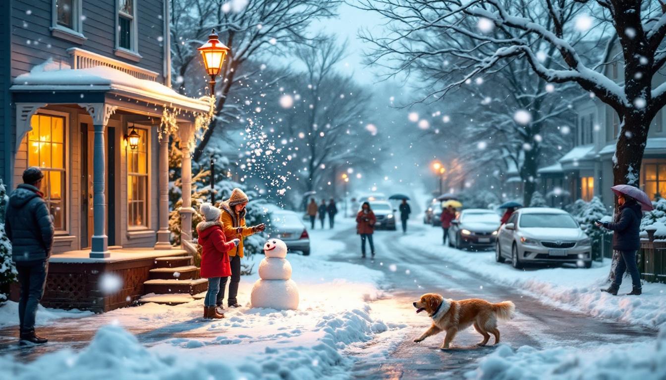 de weersvoorspellingen geven een duidelijke sneeuwperiode aan in de eerste dagen van januari, met koud weer en winterse neerslag.