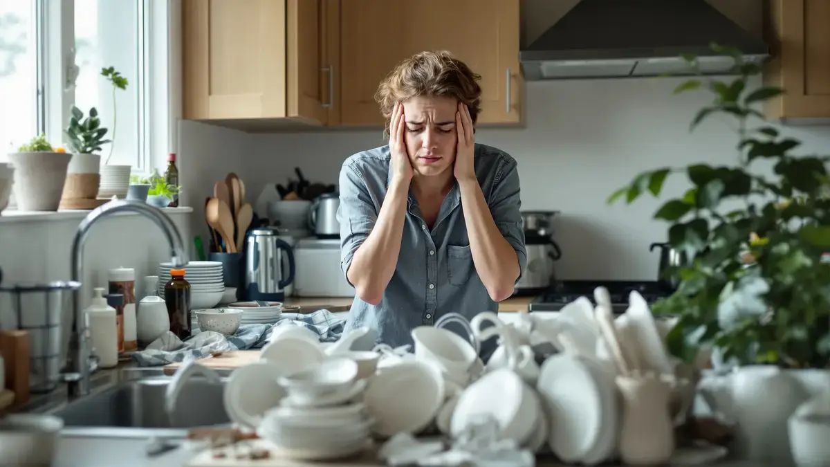 Hoe we de afwas laten staan zegt veel over onze houding ten opzichte van controle en mentale vermoeidheid