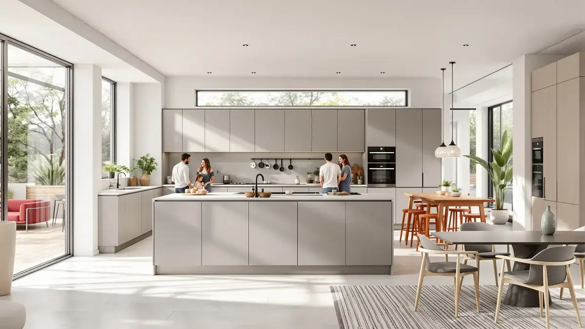 Designers begraven het kookeiland: de keukentrend die zich in 2026 doet gelden verandert de ruimte volledig