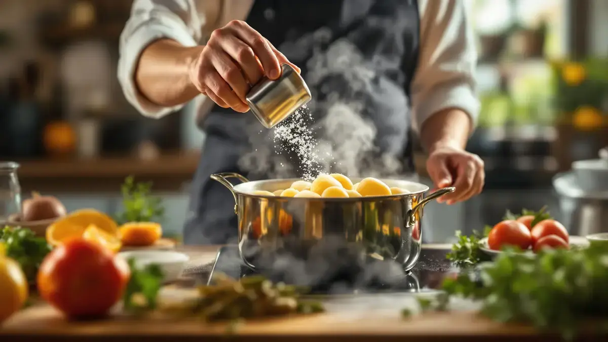 Deze eenvoudige toevoeging aan het kookwater verandert de textuur en smaak van aardappelen