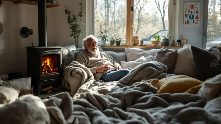 Deze gepensioneerde weigert bij 10 graden in zijn woonkamer de verwarming aan te zetten om een onverwachte reden die niets met geld te maken heeft