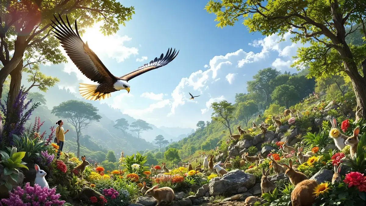 De herintroductie van roofvogels veroorzaakt een kettingreactie die ecosystemen subtiel verandert