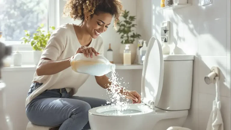 Een huismiddeltje volstaat om een wc-pot glanzend te maken zonder agressieve producten