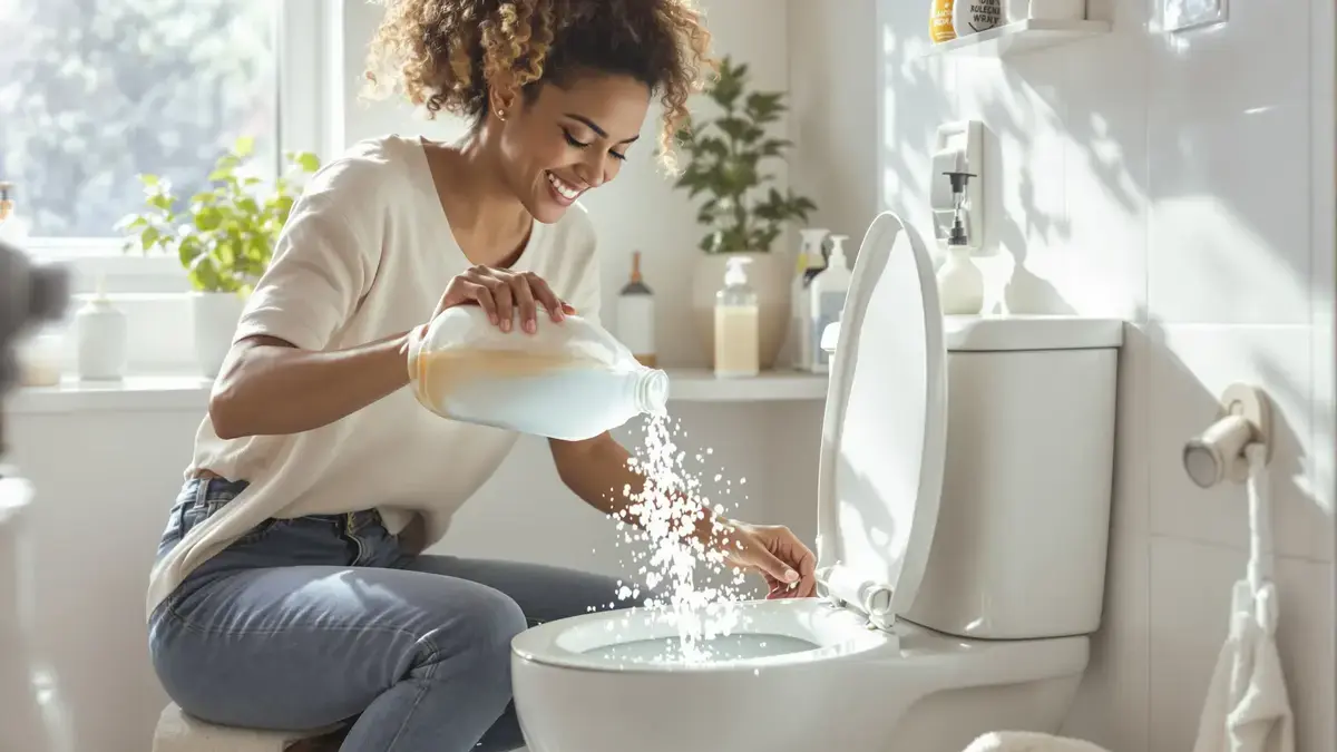 Een huismiddeltje volstaat om een wc-pot glanzend te maken zonder agressieve producten