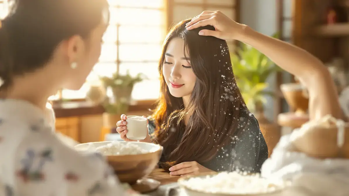 Japanse vrouwen gebruiken geen dure producten; hun haar komt voort uit een eenvoudig ritueel dat het Westen negeert