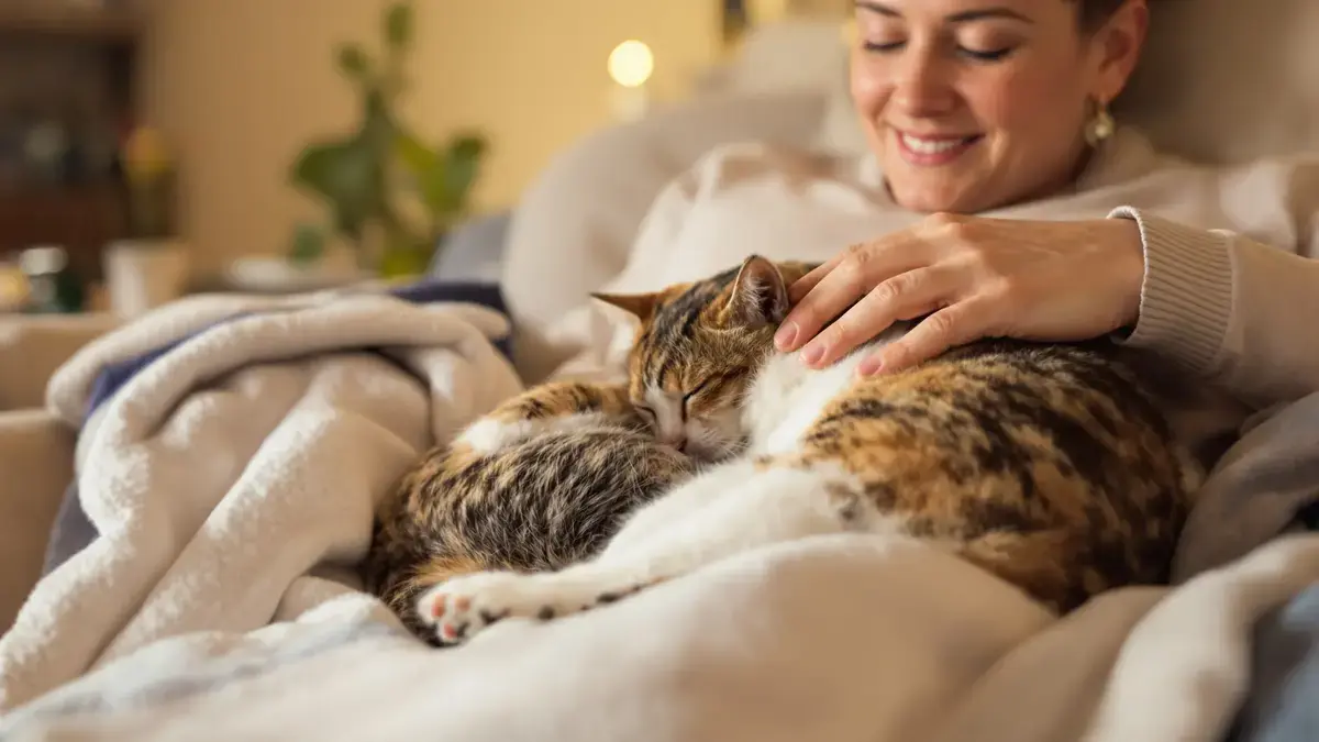 Wanneer een kat op je ligt, is dat geen genegenheid maar een specifiek biologisch signaal dat weinig eigenaren begrijpen