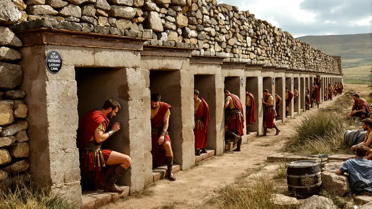 De latrines van de Muur van Hadrianus onthullen een sanitaire realiteit waarmee de Romeinse soldaten dagelijks te maken hadden