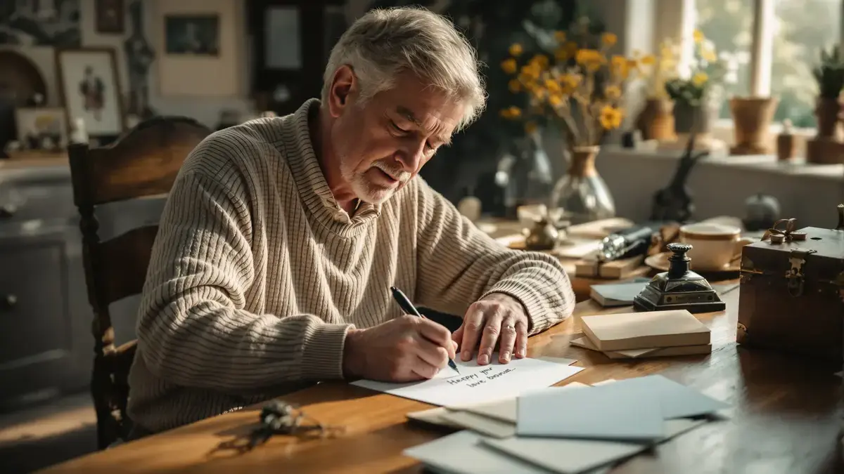 Mensen die nog steeds handgeschreven kaarten sturen, hebben psychologische kenmerken die aan het verdwijnen zijn