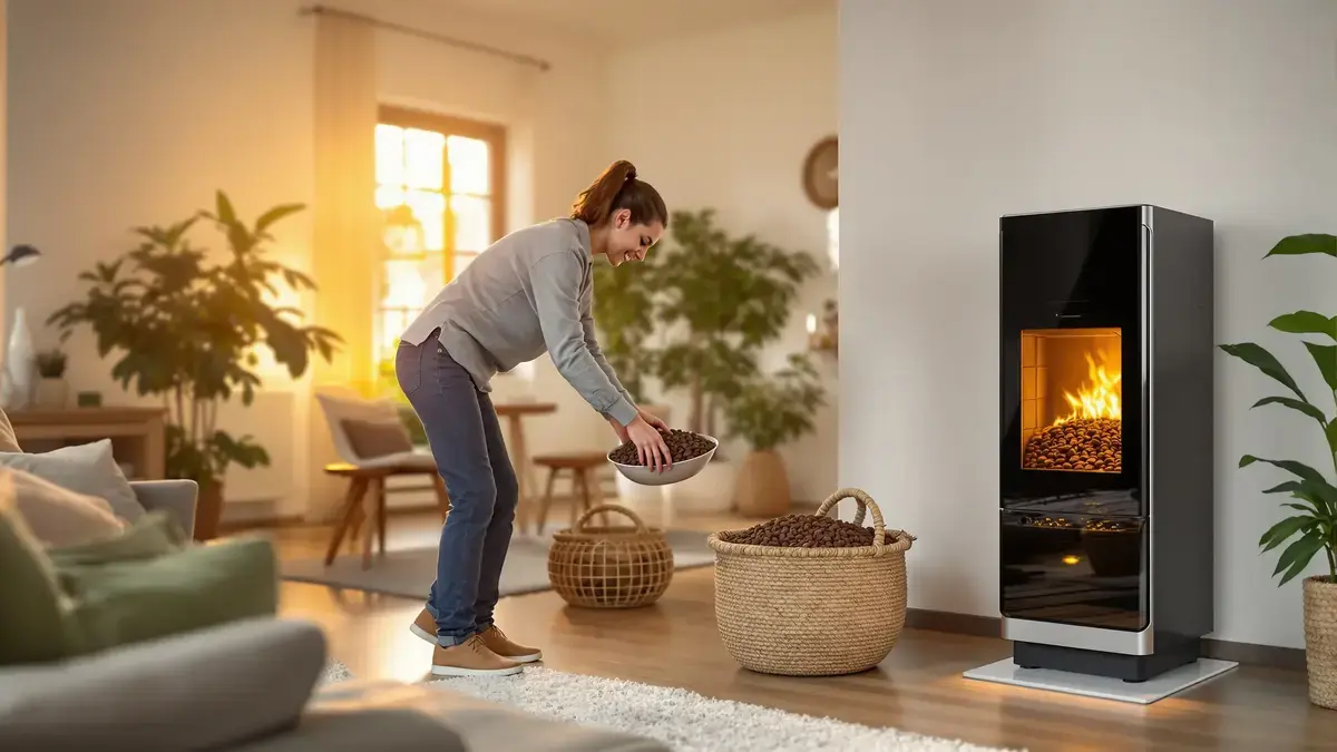 In Nederland vervangen deze pellets van koffiedik al de traditionele verwarming in slimme huishoudens