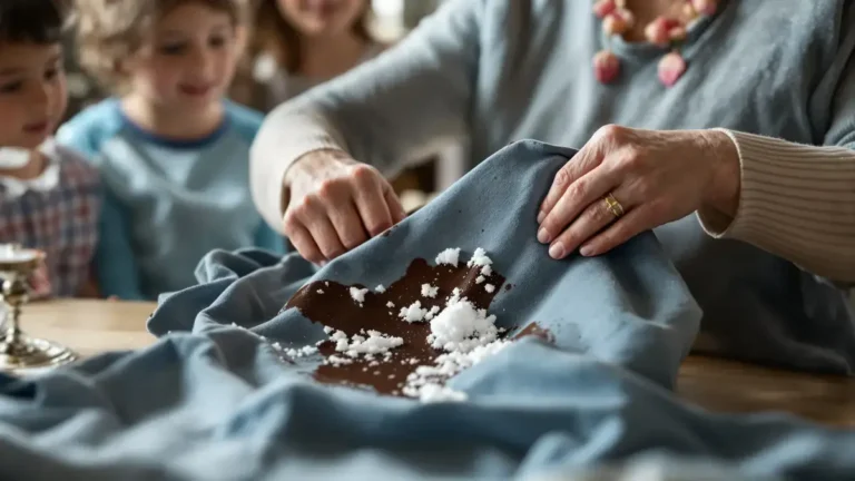 Deze tips van oma laten chocoladevlekken verdwijnen, zelfs als je denkt dat het kledingstuk verloren is.