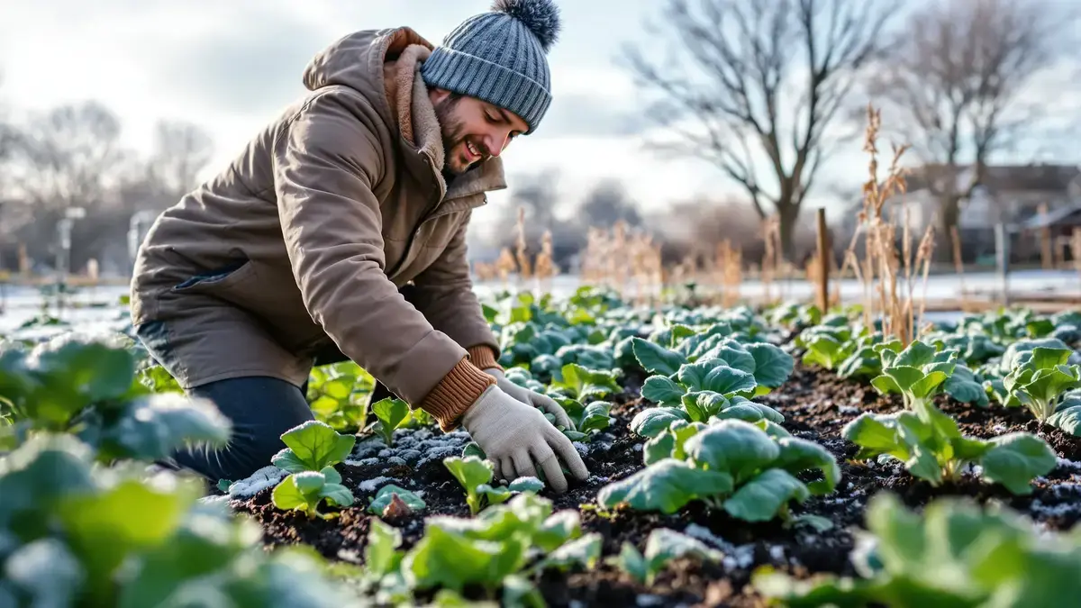 Ze planten in januari ondanks de vorst, want deze groenten zijn nergens bang voor