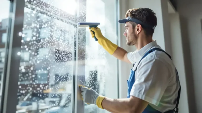Schoonmaakprofessionals gebruiken een eenvoudige beweging om ramen twee keer zo snel vlekkeloos te maken