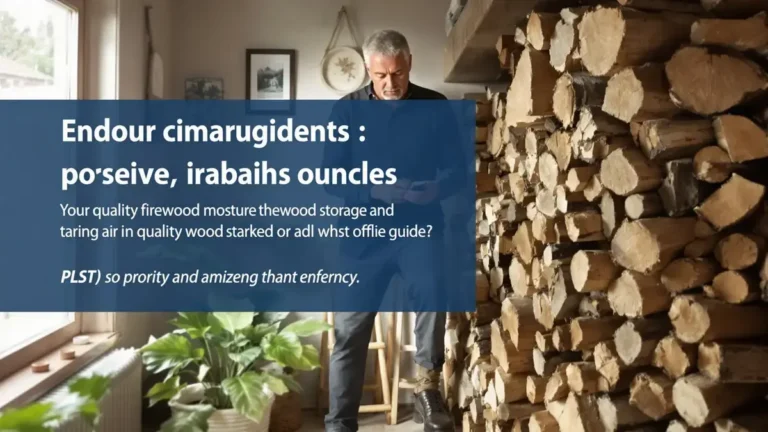 Een slechte houtopslag kan al leiden tot verlies van calorische waarde en tot verslechtering van de binnenluchtkwaliteit