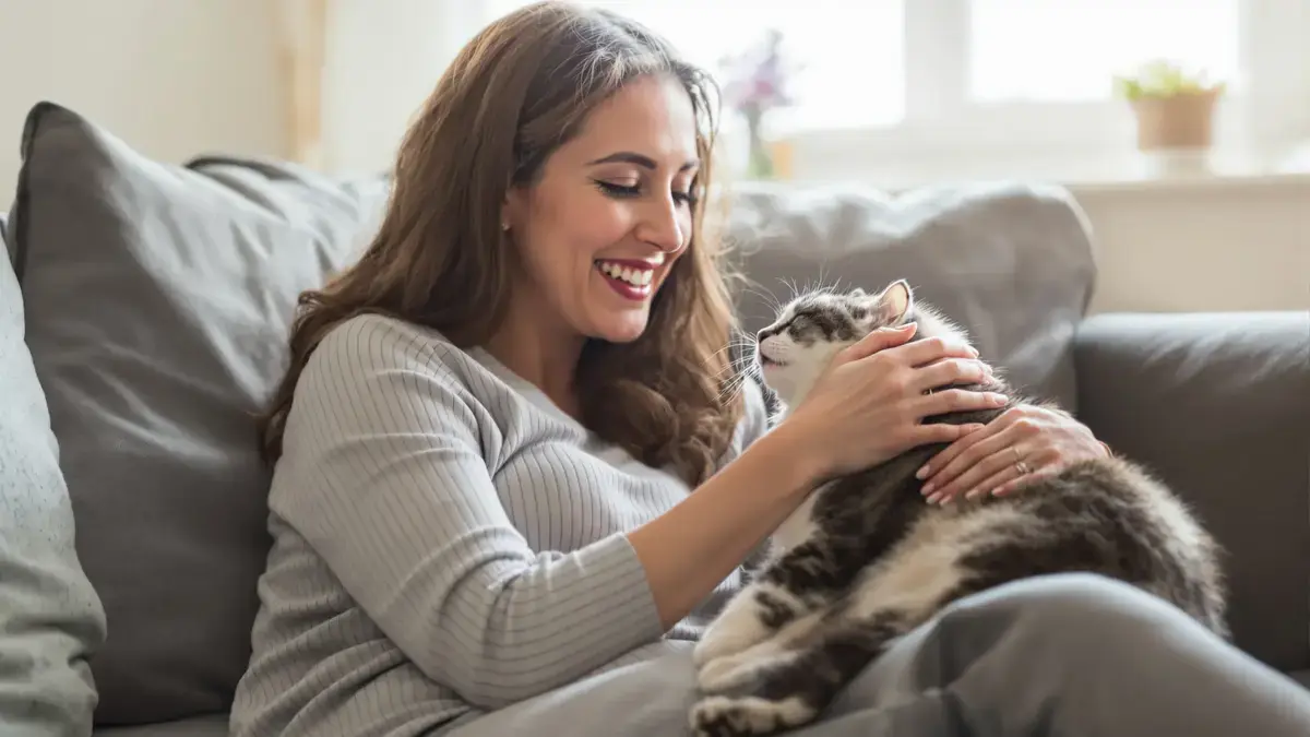 Een studie onthult waarom katten zich meer aan vrouwen hechten en bij mannen andere strategieën gebruiken