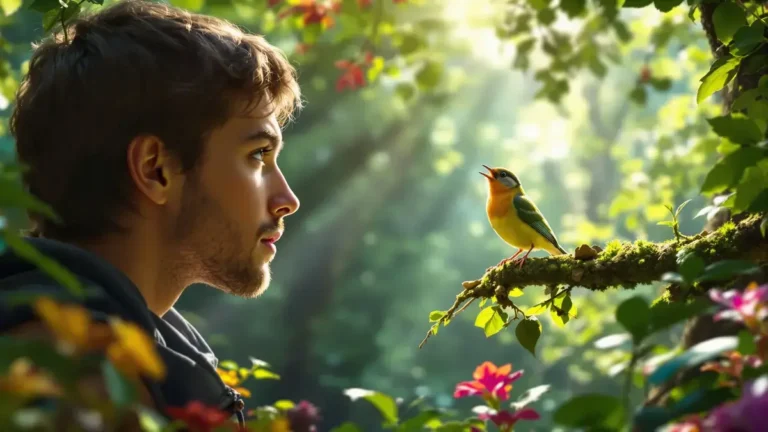 Men denkt dat deze vogel voor de schoonheid zingt, maar hij houdt u in de gaten om een levensbelangrijke reden die bijna niemand kent