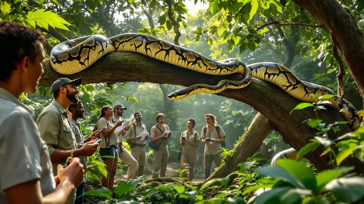 Wetenschappelijke expeditie bevestigt bestaan van Afrikaanse python met uitzonderlijke grootte